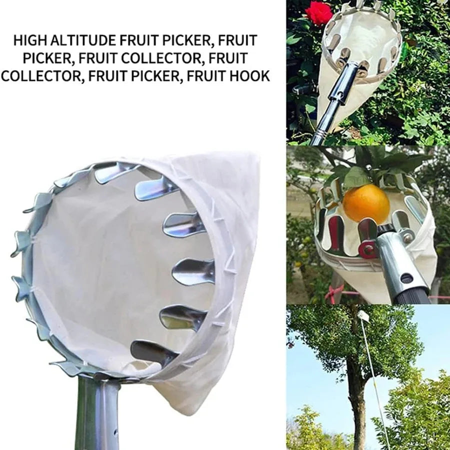 Adjustable Fruit Picker Kit – Berry, Cherry & Citrus Collector Fruit Picking Tool SPOT