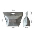 5-Pack Aluminum Foil Insulated Thermal Bags – Food Fresh Insulated Thermal Bags SPOT 42X31X16CM 5PCS