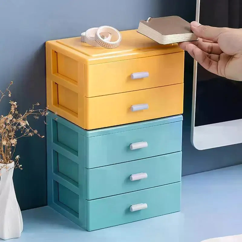 Stackable Plastic Desktop Drawer Organizer | Office & Home Desktop Drawer Organizer SPOT