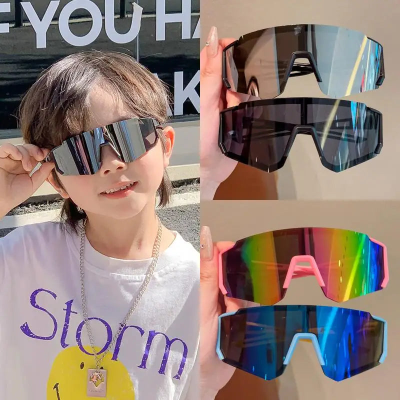 Kids Cycling Sunglasses UV400 Windproof Outdoor Goggles Kids Sport Goggles SPOT