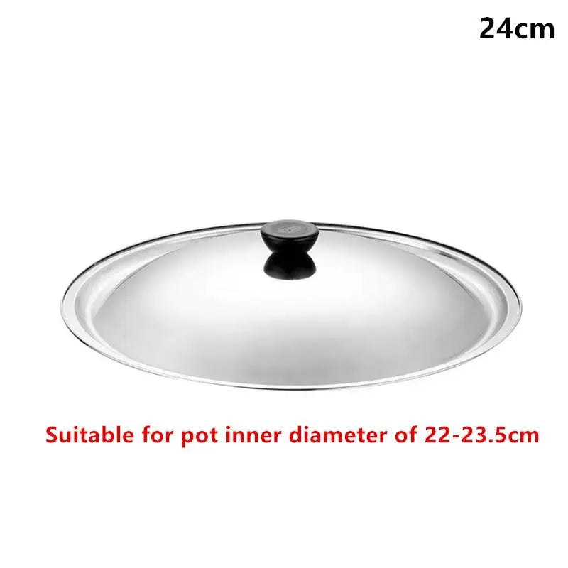 Universal Stainless Steel Pot Lid | Rustproof | 18–32cm Cookware Pot Lid SPOT A4