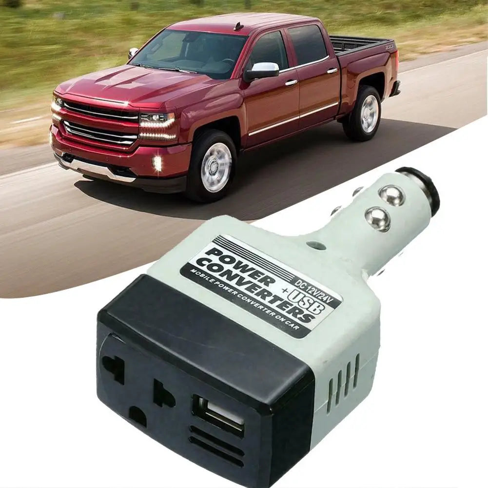 DC 12/24V to AC 220V Car Power Inverter with USB Port Car Power Inverter SPOT