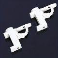 2-Pack Curtain Rod Brackets – Space-Saving Metal Wall Hooks Curtain Rod Brackets SPOT 2PCS