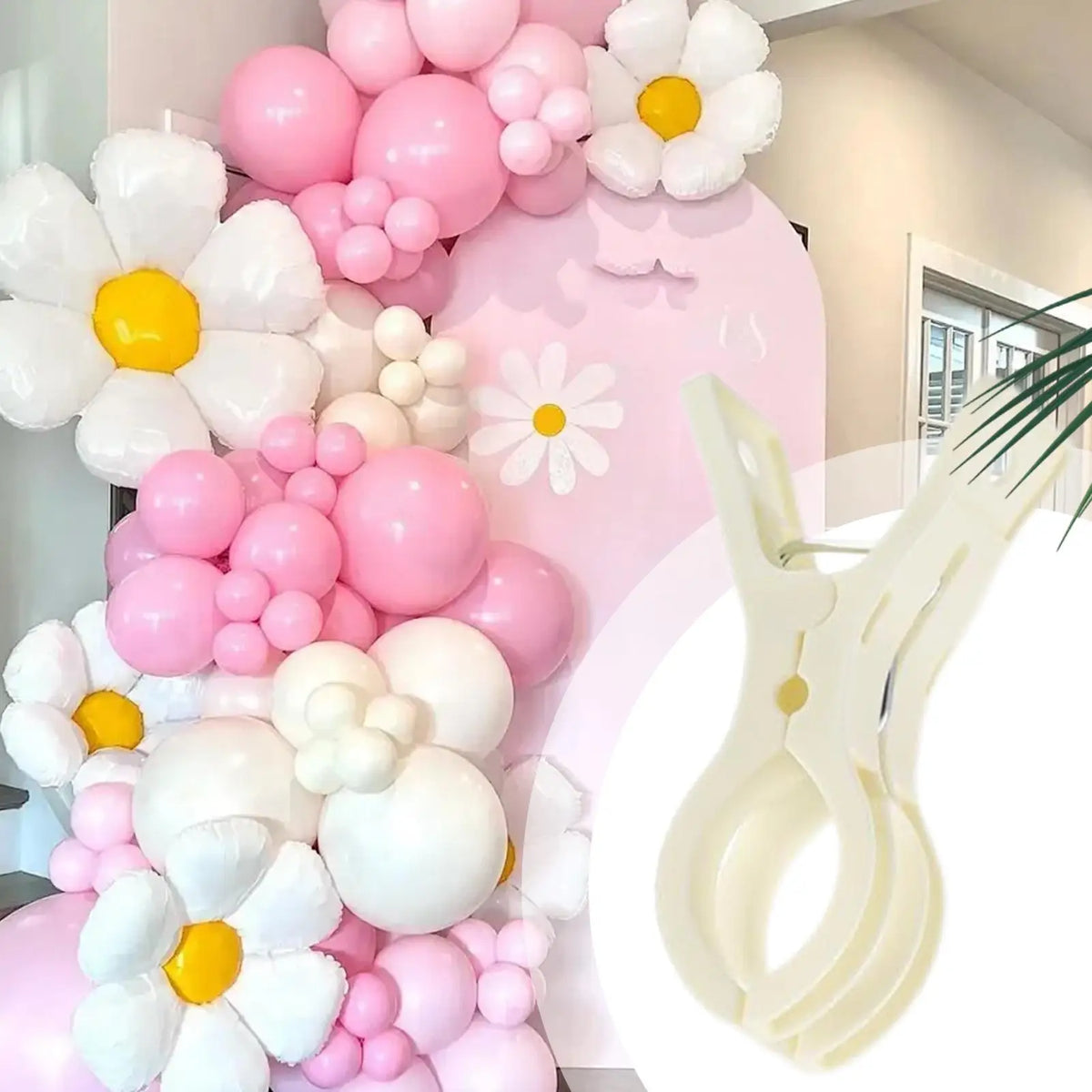 Heavy Duty Backdrop & Balloon Arch Clips – 10-Pack Party Clamps Party Decoration Clips SPOT