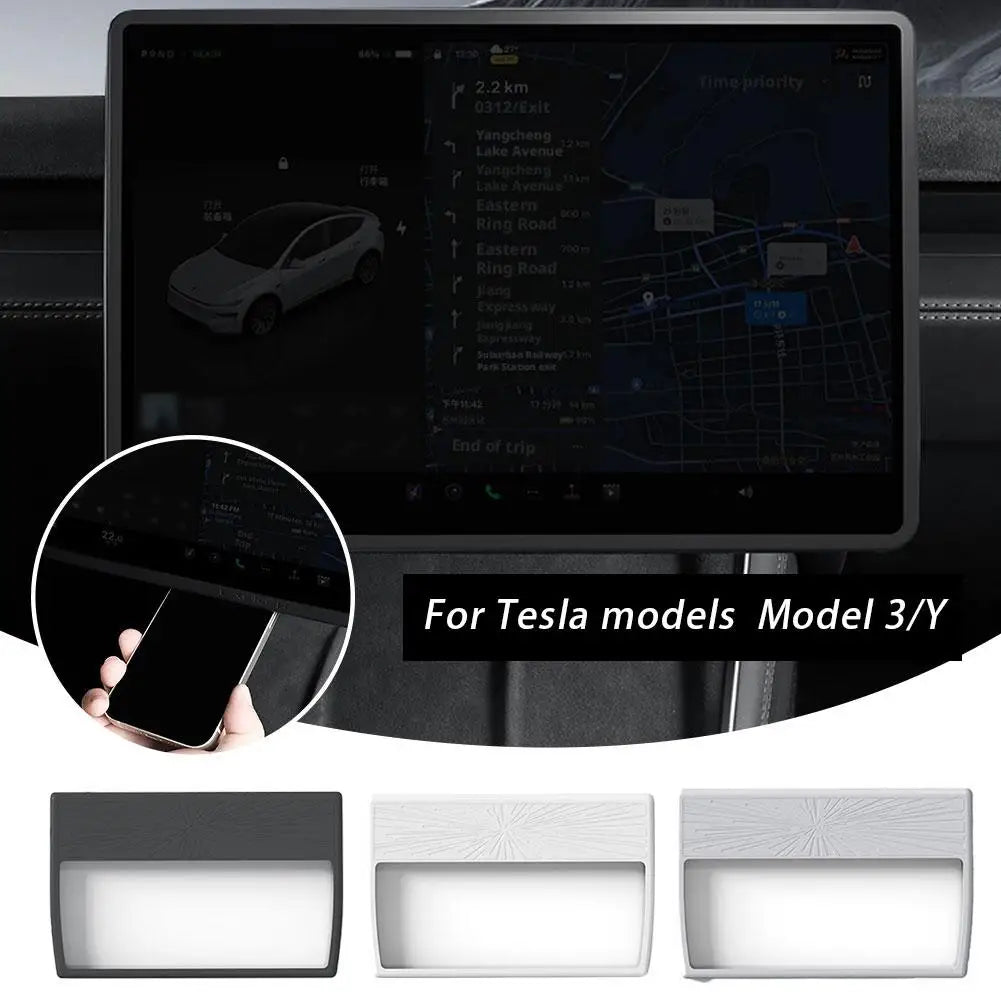 Silicone Screen Frame Cover for Tesla Model Y Juniper 2026 Screen Protector Frame SPOT