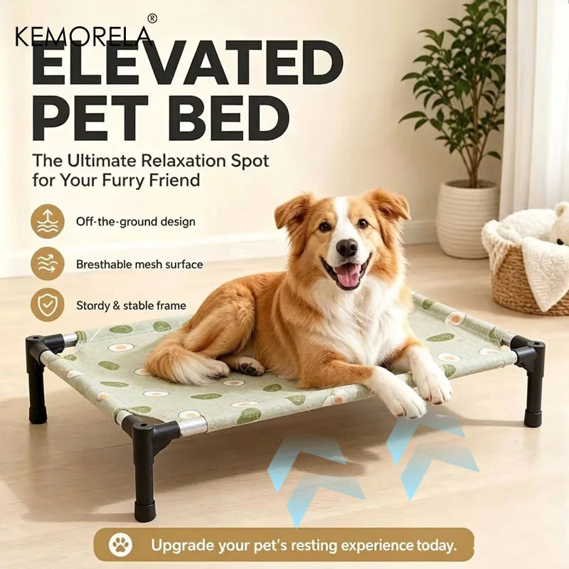 Elevated Pet Cot – Off-Ground Cooling Bed for Dogs & Cats Elevated Pet Cot SPOT