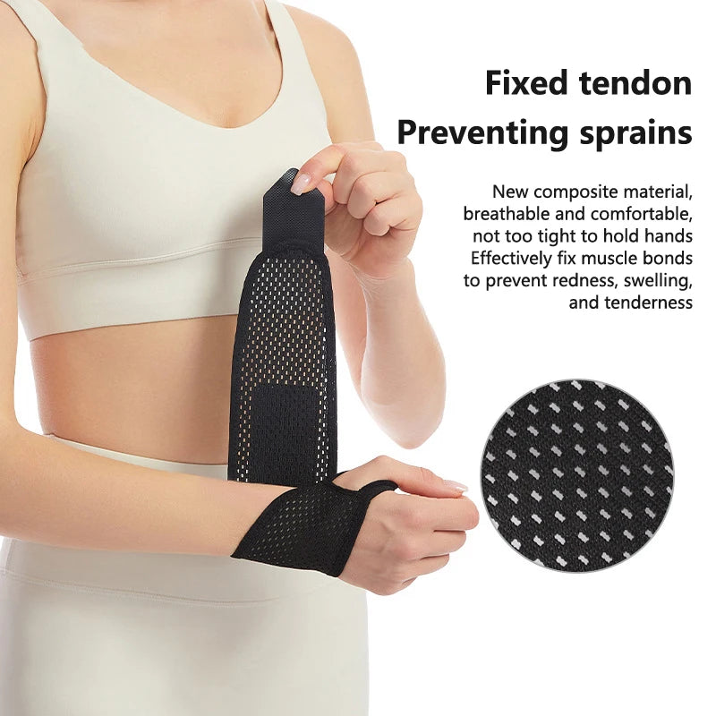 Breathable Adjustable Wrist Support Brace – Compression Wrap Wrist Support Brace SPOT