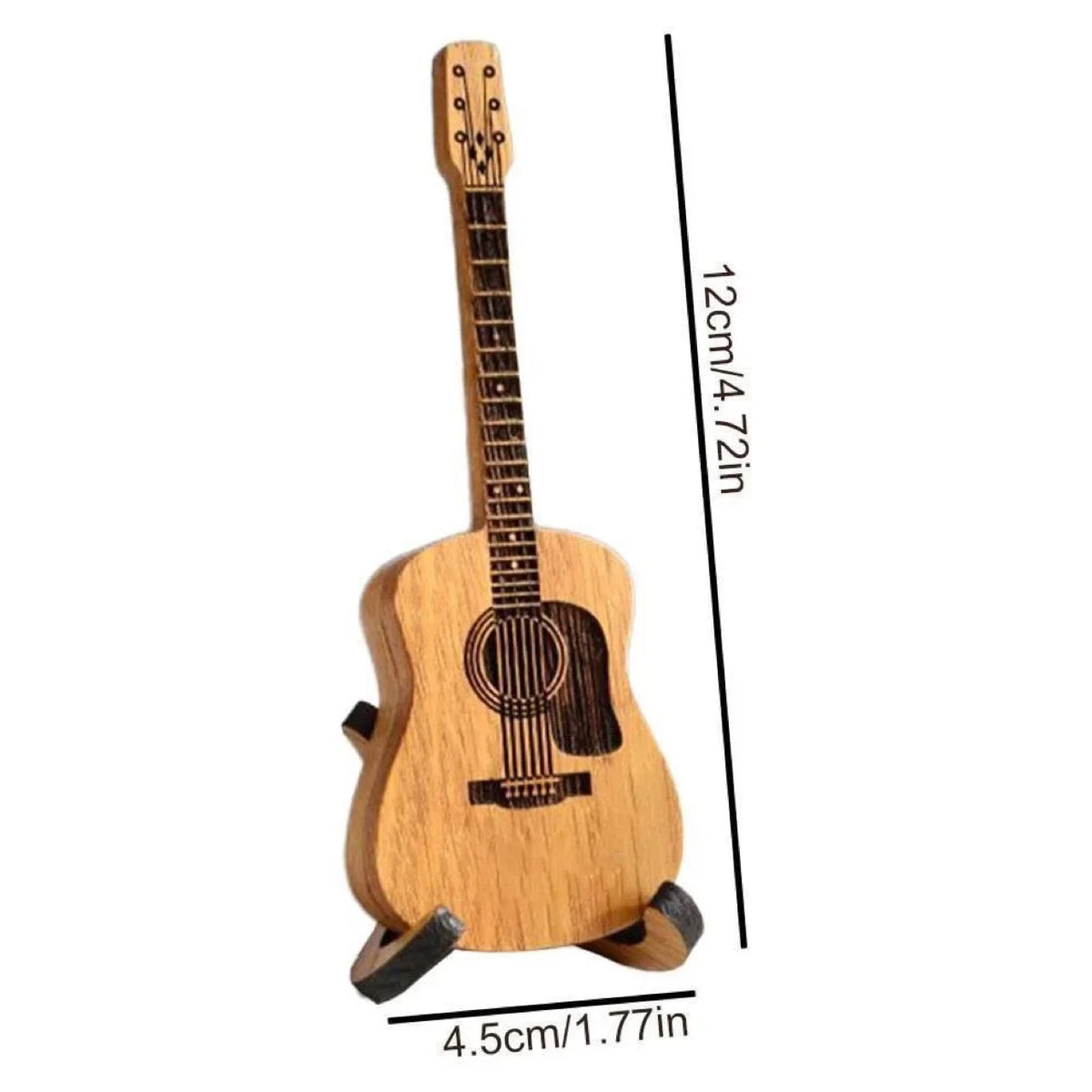 Personalized Wooden Guitar Pick Box with 3 Engraved Picks Guitar Pick Box SPOT