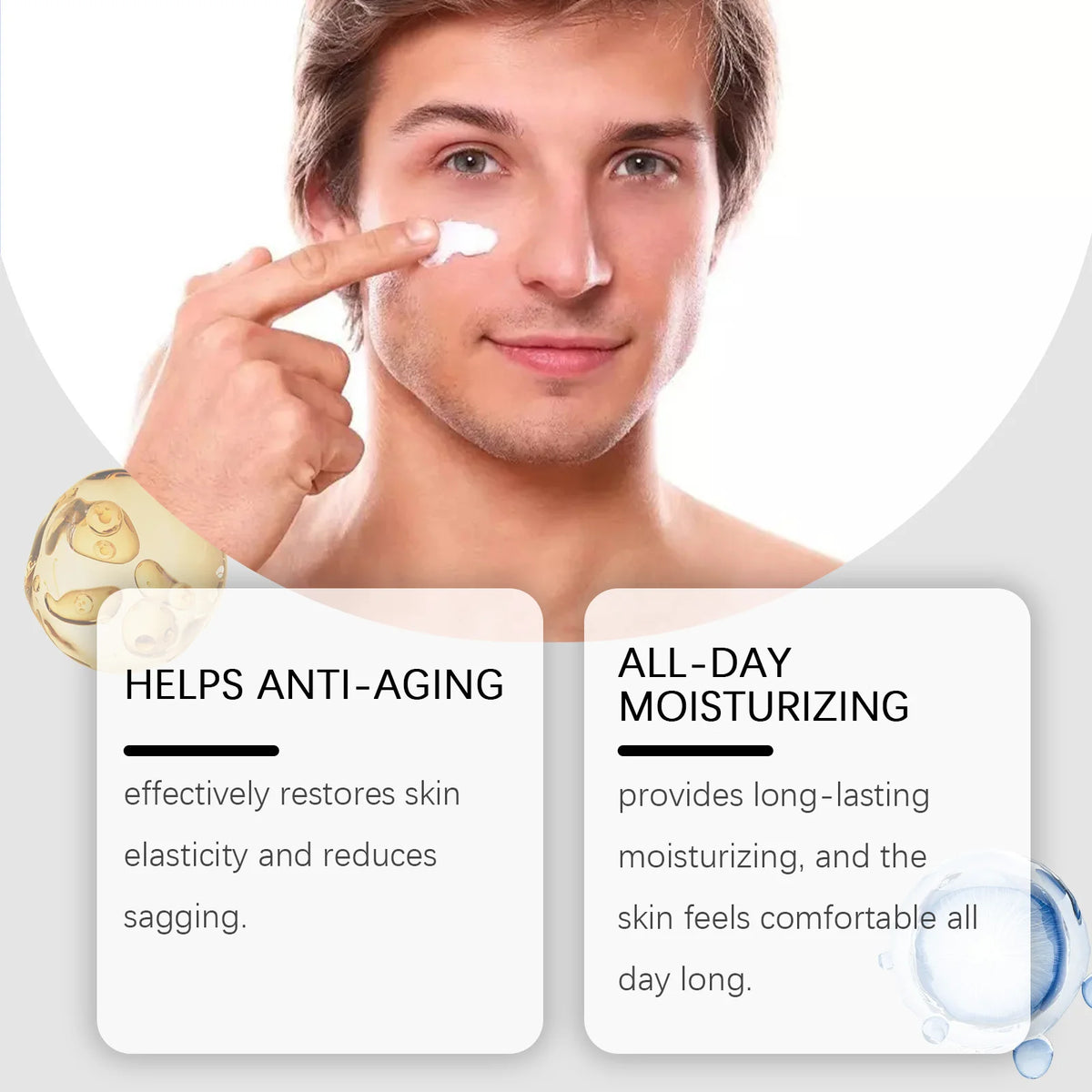 Men's Hyaluronic Acid Face Cream – Hydrating & Brightening Men's Face Cream SPOT