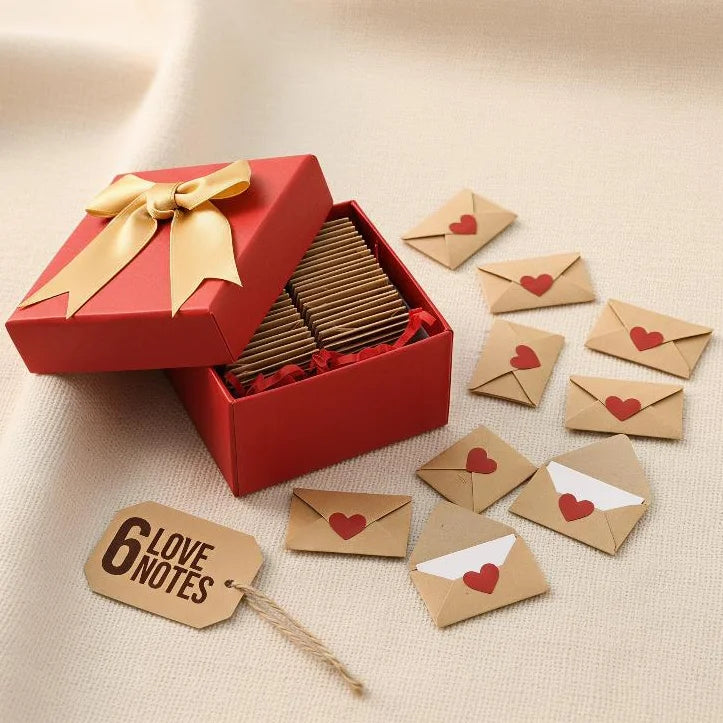 Mini Blank Envelopes with Heart Stickers – 30 or 60 Pack Mini Envelope Set SPOT
