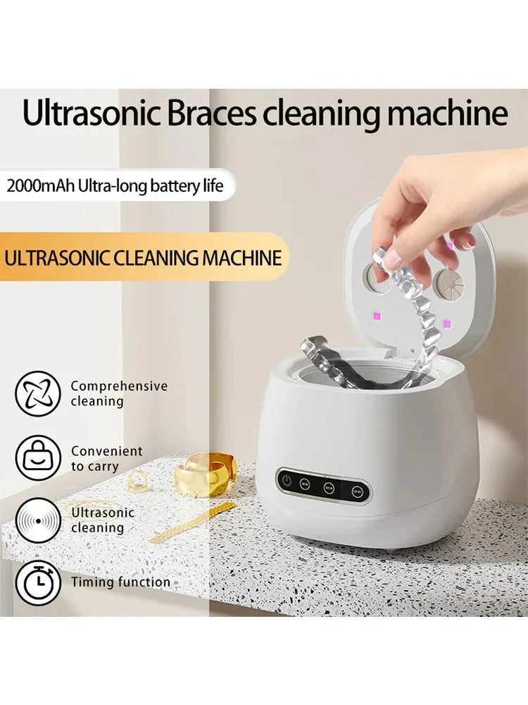 48kHz Portable Ultrasonic Cleaner – USB Rechargeable Multi-Use Ultrasonic Cleaner SPOT