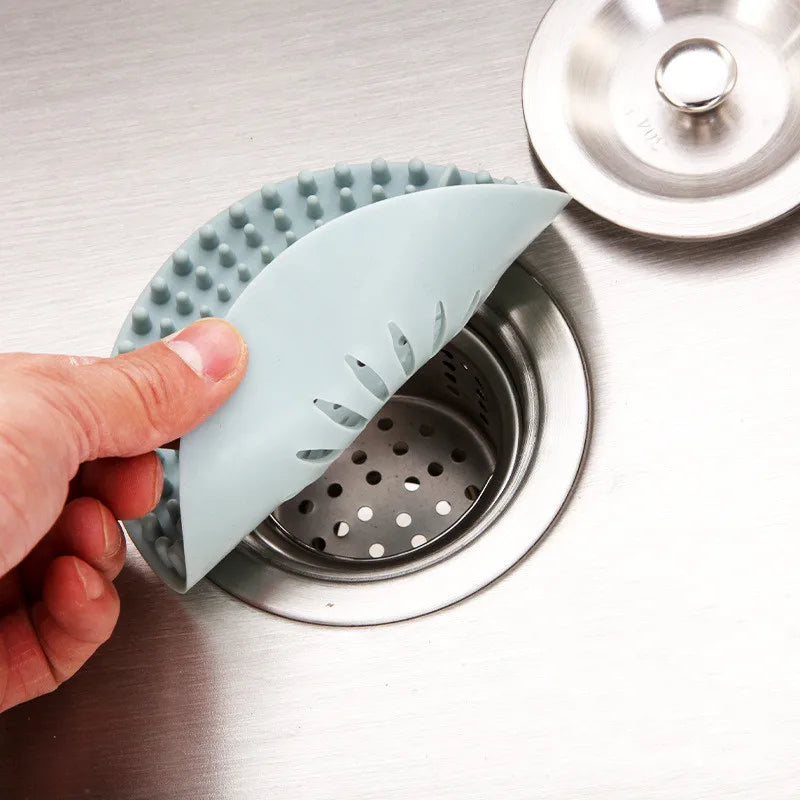 Silicone Hair Catcher Shower & Sink Drain Cover – Reusable Drain Hair Catcher SPOT