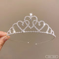 Crystal Rhinestone Bridal Crown – Golden Wedding Tiara Bridal Tiara Crown SPOT D