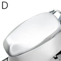 Universal Motorcycle Seat Cover – Waterproof PU Leather Protector Motorcycle Seat Cover SPOT Silver