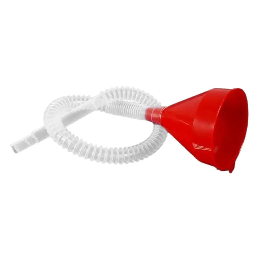Plastic Oil Funnel with Extended Hose – Car & Motorcycle Automotive Oil Funnel SPOT 1PC