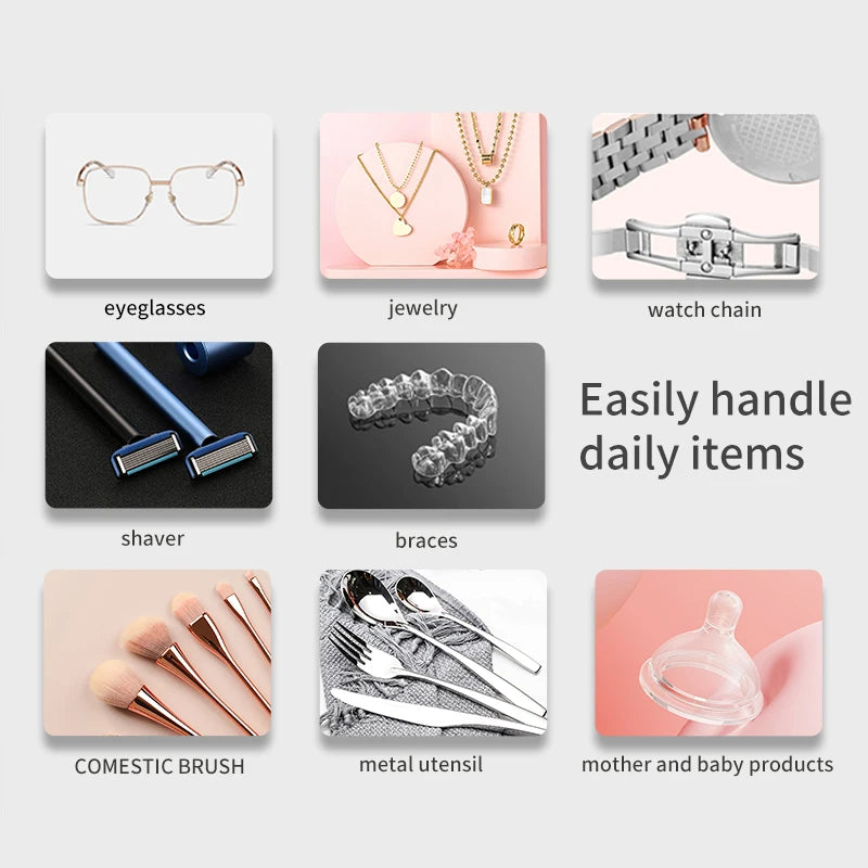Ultrasonic Cleaner 1L – Jewelry, Eyeglasses & Dental Appliances Ultrasonic Cleaner SPOT