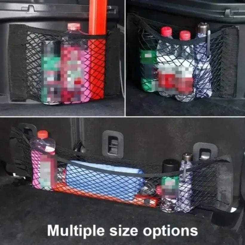 Car Trunk Elastic Mesh Net Bag – Stretchable Cargo Organizer Car Cargo Net SPOT