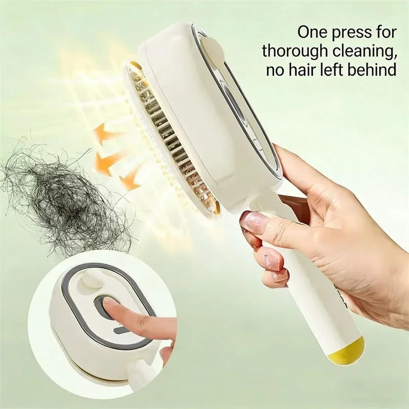 3-in-1 Electric Spray Massage Hair Brush – Anti-Static, Self-Clean Electric Hair Brush SPOT