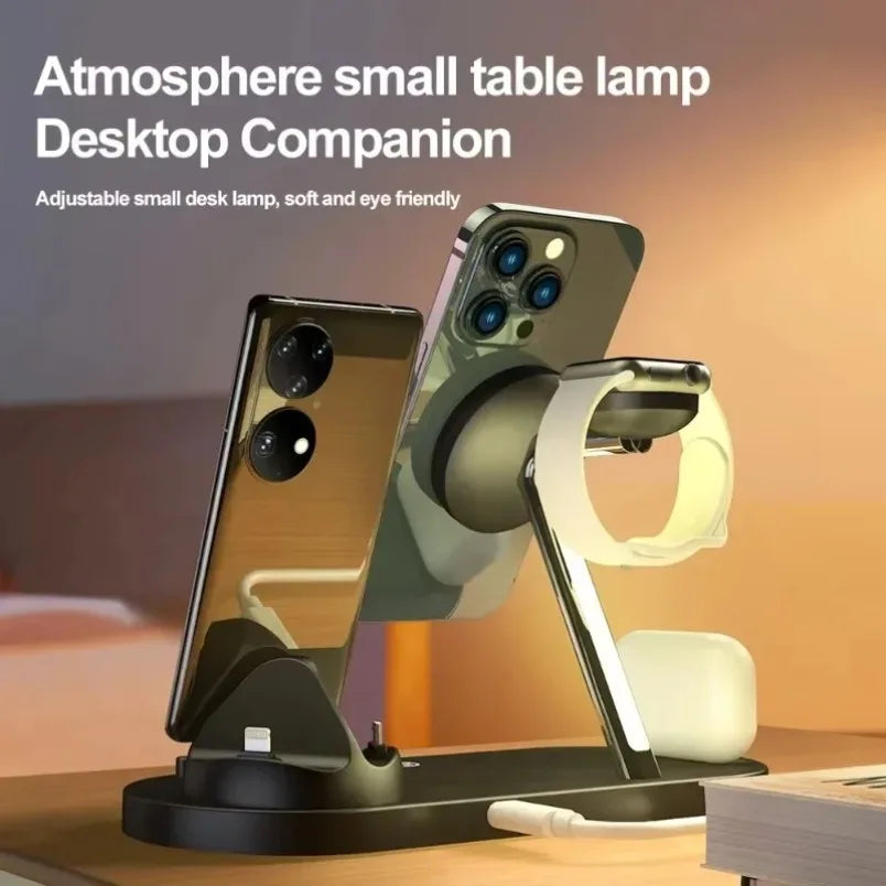 VIKEFON 8-in-1 Magnetic Wireless Charging Station for iPhone Wireless Charging Station SPOT