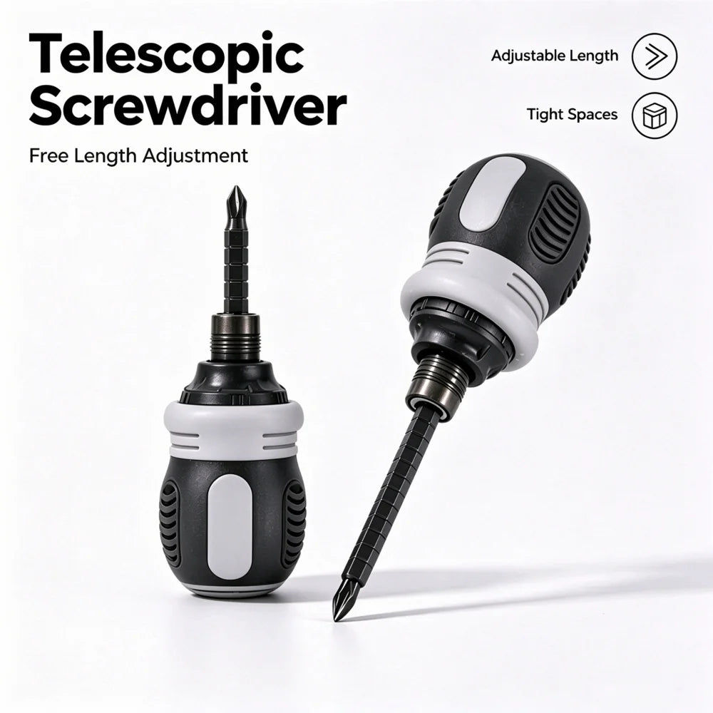 WISRETEC 34-in-1 Ratchet Screwdriver Set – Telescopic CR-V Ratchet Screwdriver Set SPOT
