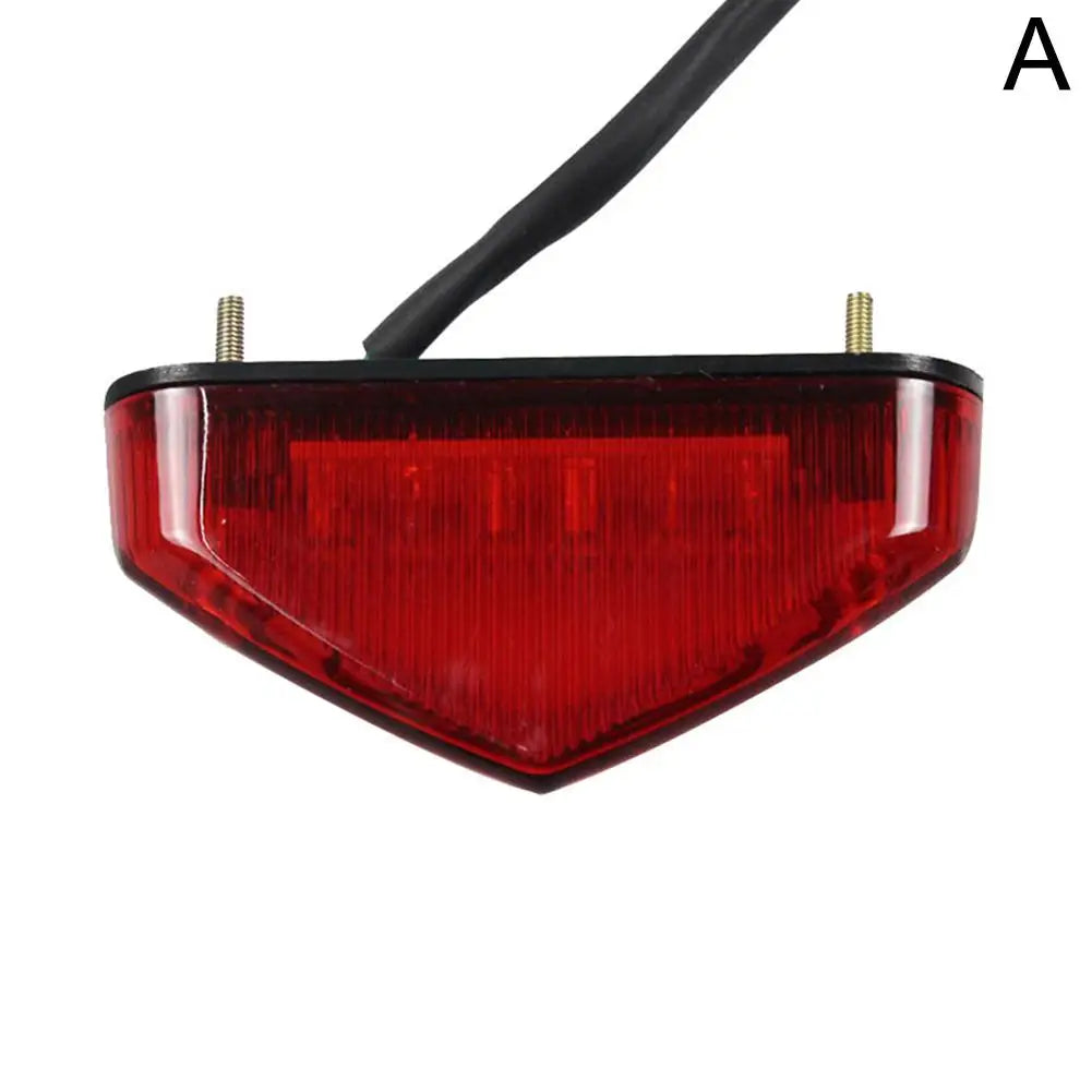 Universal 12V Motorcycle LED Tail Light – Brake & License Plate Motorcycle Tail Light SPOT Red