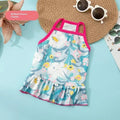 Floral Ruffle Sundress for Small Dogs – Soft Breathable Pet Dress Pet Dog Dress SPOT B XL