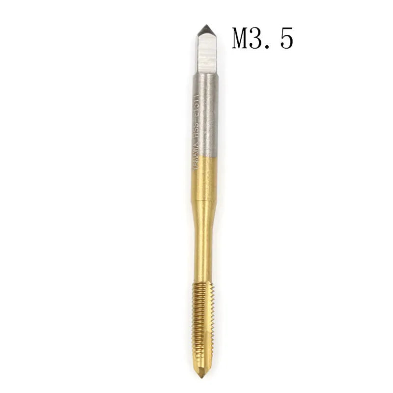 HSS Metric Thread Tap M2–M8 Straight Flute Plug Tap Thread Tap SPOT M3.5