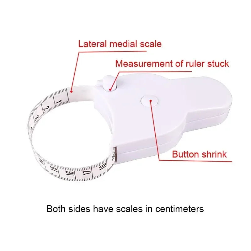 Auto Retractable Body Measuring Tape 150cm – Sewing & Fitness Retractable Tape Measure SPOT