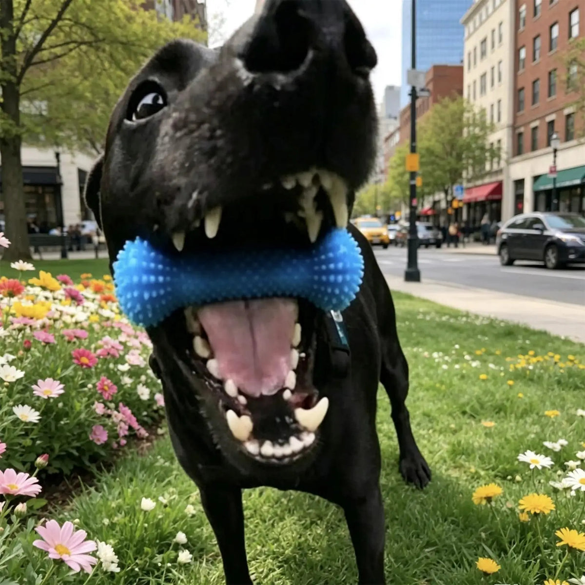 Dog Dental Chew Toy – Dual-Action Teeth Cleaner for Puppies Dog Dental Chew Toy SPOT