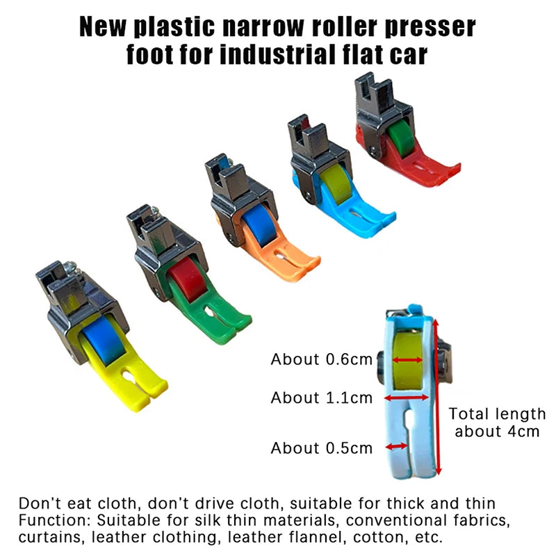 Leather Roller Wheel Presser Foot – Universal Sewing Machine Sewing Machine Presser Foot SPOT