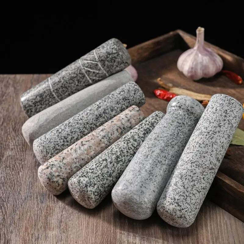 Natural Granite Pestle – Heavy-Duty Kitchen Grinding Tool Granite Pestle SPOT