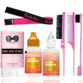 Goiple Hair Wax Stick Kit – Wig Adhesive & Lace Remover Hair Styling Kit SPOT 16floral-38-30-5pcs