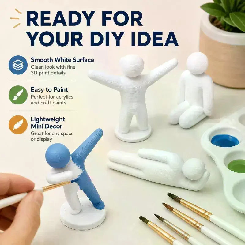 8-Pack 3D Printed Chameleon Robot Figures – DIY Collectible Set Collectible Figure Set SPOT