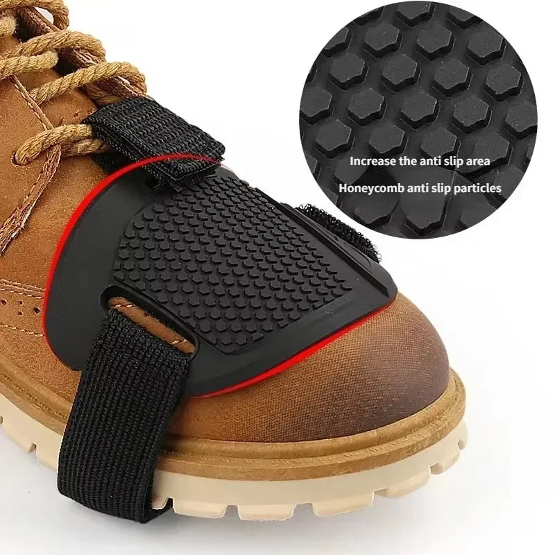 Motorcycle Gear Shift Pad – Anti-Slip Boot Protector Cover Motorcycle Shift Pad SPOT