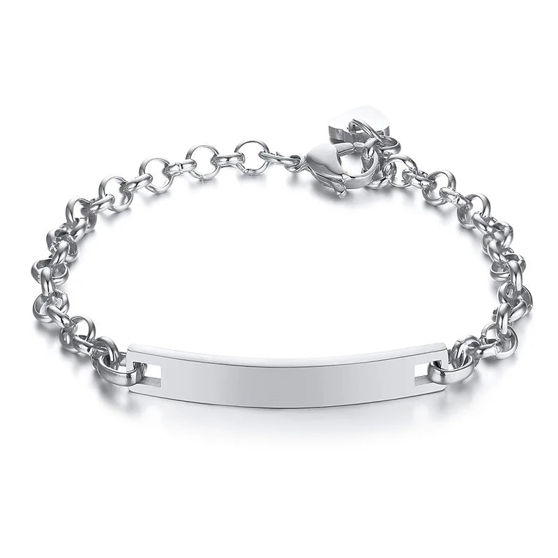 Engraved Name Bar Bracelet – Custom Gold Plated Gift for Women Personalized Bracelet SPOT BR-449S