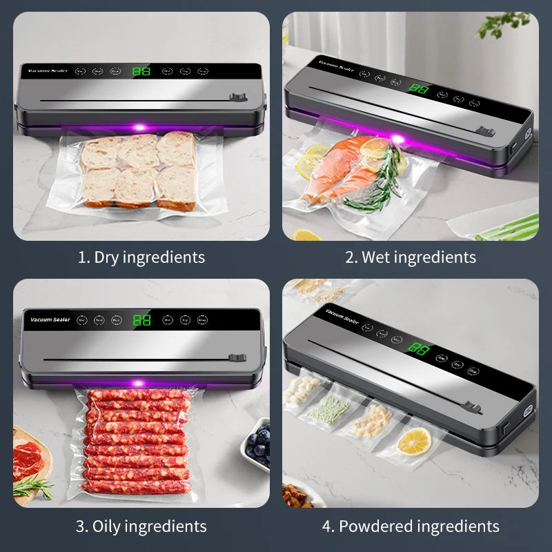 DUTRIEUX Automatic Vacuum Food Sealer – Touch Screen & Bag Cutter Vacuum Food Sealer SPOT