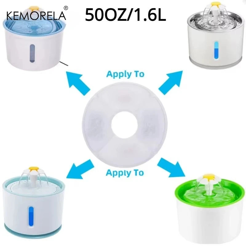 Activated Carbon Pet Fountain Filters – 4/8/12 Pack Replacement Pet Fountain Filter SPOT