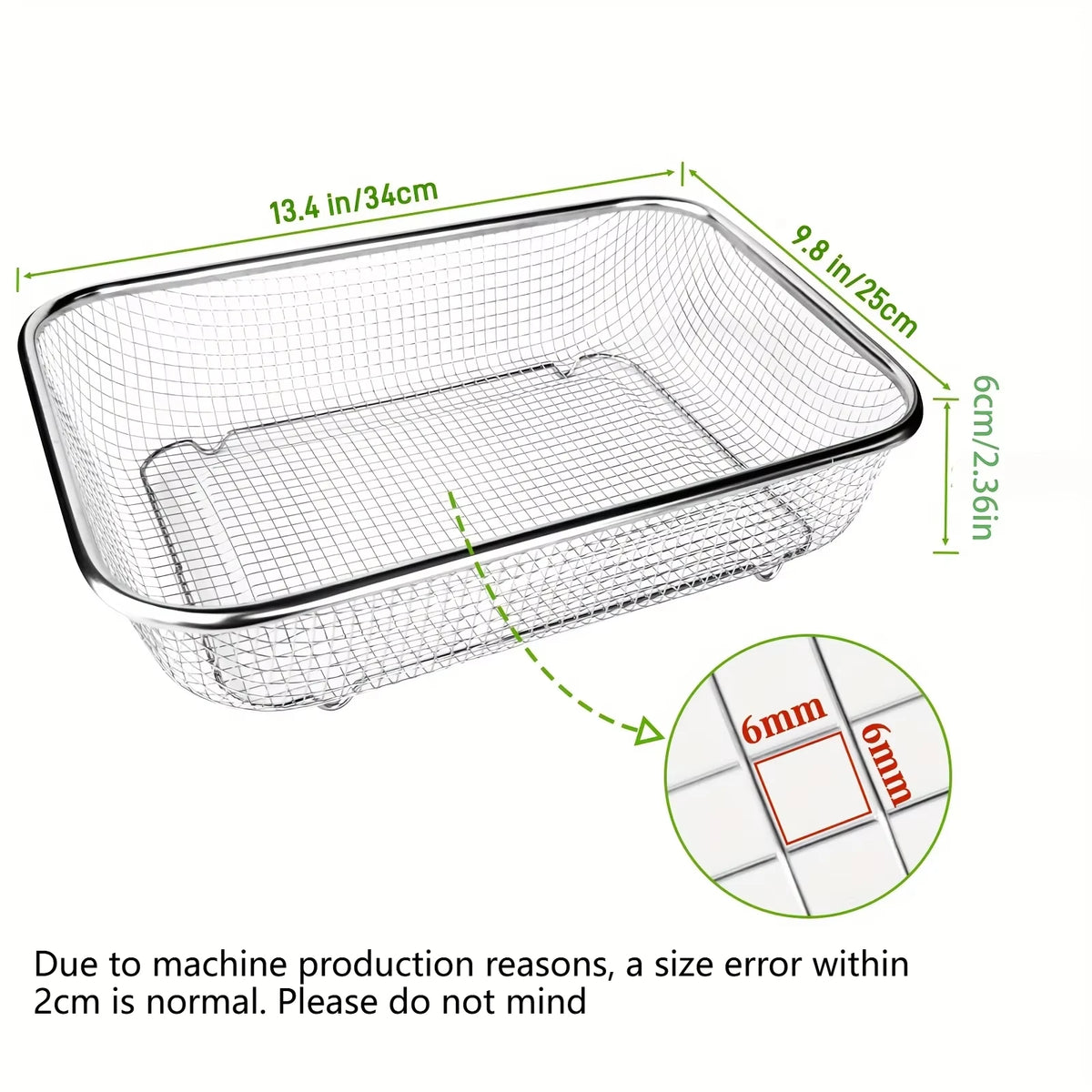 Stainless Steel Soil Sifter – Heavy-Duty Mesh Garden Sieve Garden Soil Sifter SPOT