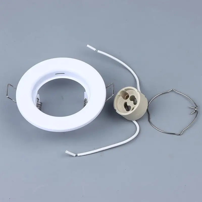 Round Adjustable LED Downlight Frame – MR16 GU10 Recessed Holder LED Downlight Frame SPOT A2