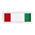 Acrylic Occupied Vacant Sliding Door Sign – Self-Adhesive Door Status Sign SPOT A1