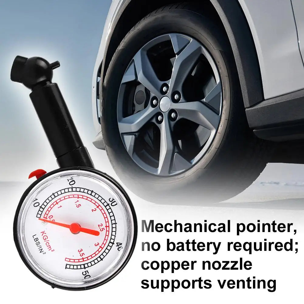 Dial Tire Pressure Gauge for Cars, Trucks & Motorcycles Tire Pressure Gauge SPOT