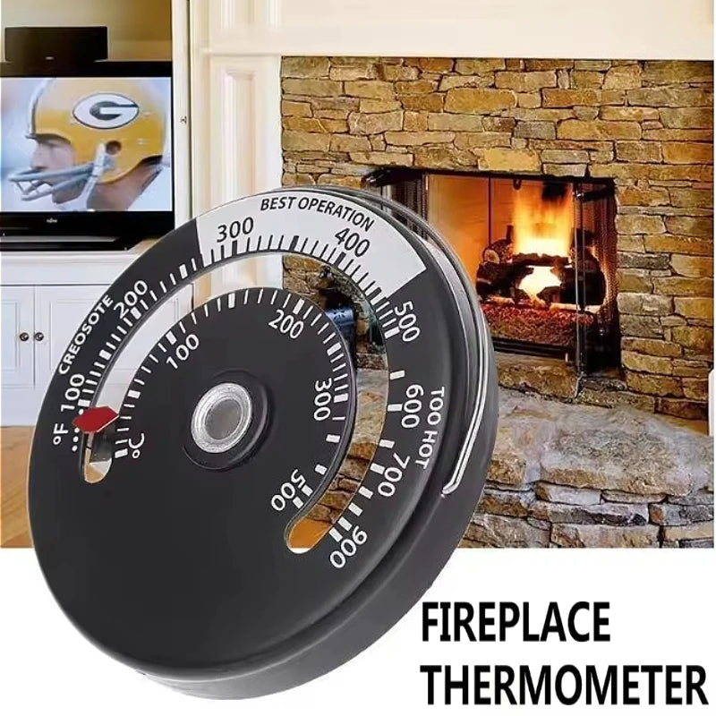 Magnetic Wood Stove Thermometer – Flue Pipe Temperature Gauge Stove Thermometer SPOT