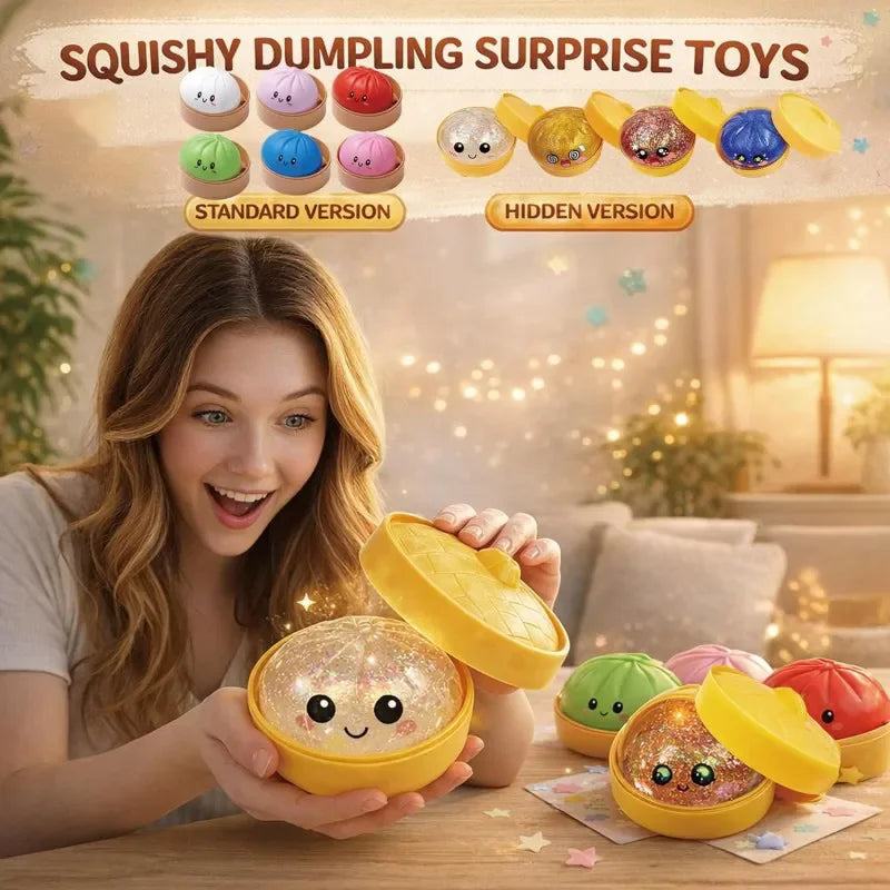 Sparkling Dumpling Squishy Toy – Giant Steamed Bun Fidget Ball Squishy Fidget Toy SPOT