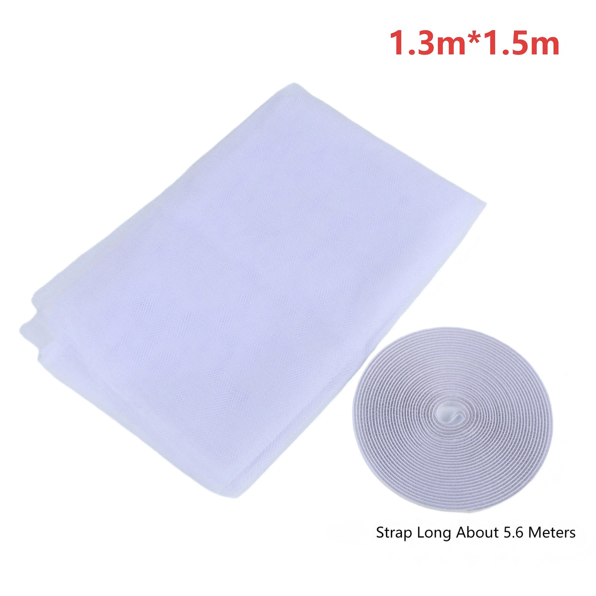 Cuttable Mosquito Window Screen Mesh – Tool-Free Install Window Insect Screen SPOT White 130x150cm