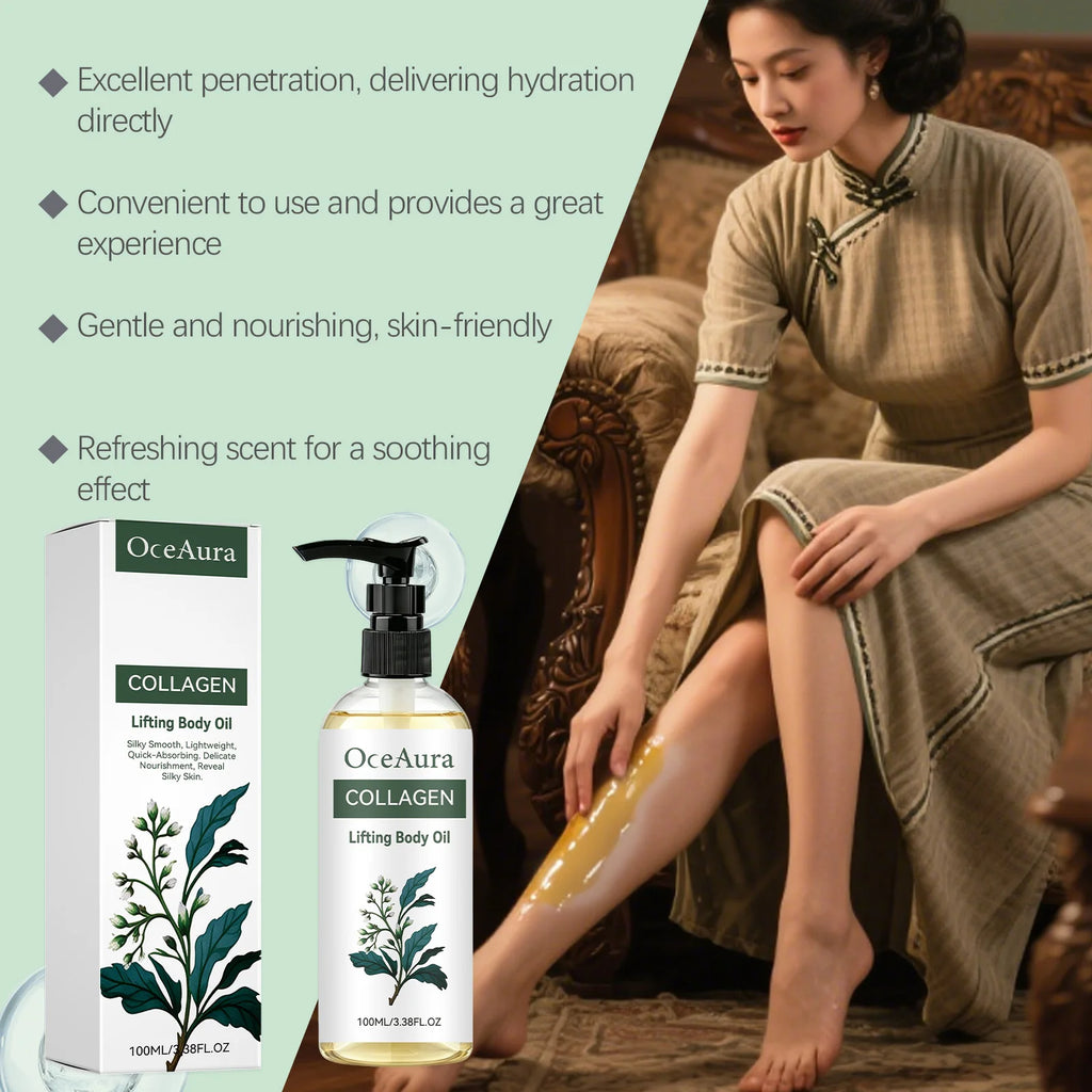 OceAura Collagen Firming Body Oil – Hydrating & Lifting Firming Body Oil SPOT