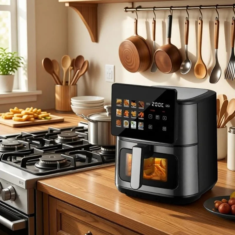 DUTRIEUX Large Capacity Air Fryer Oven with Visual Display Air Fryer Oven SPOT