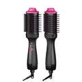 2-in-1 Electric Hot Air Brush | Straightener & Dryer, 3 Heat Hot Air Brush SPOT Black USB Type-C
