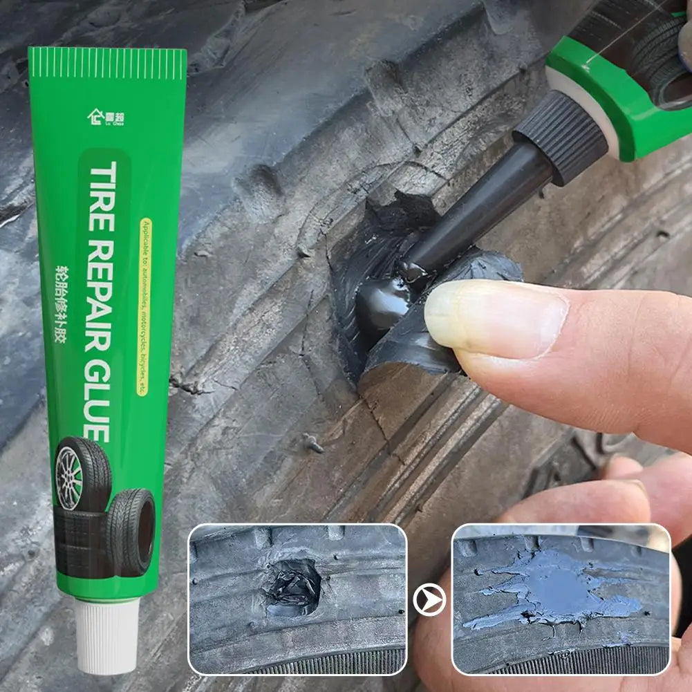 Tire Repair Glue – Waterproof Rubber Adhesive for Cracks Tire Repair Adhesive SPOT