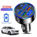 6-Port 120W USB Car Charger – PD & QC3.0 Fast Charging USB Car Charger SPOT Default Title