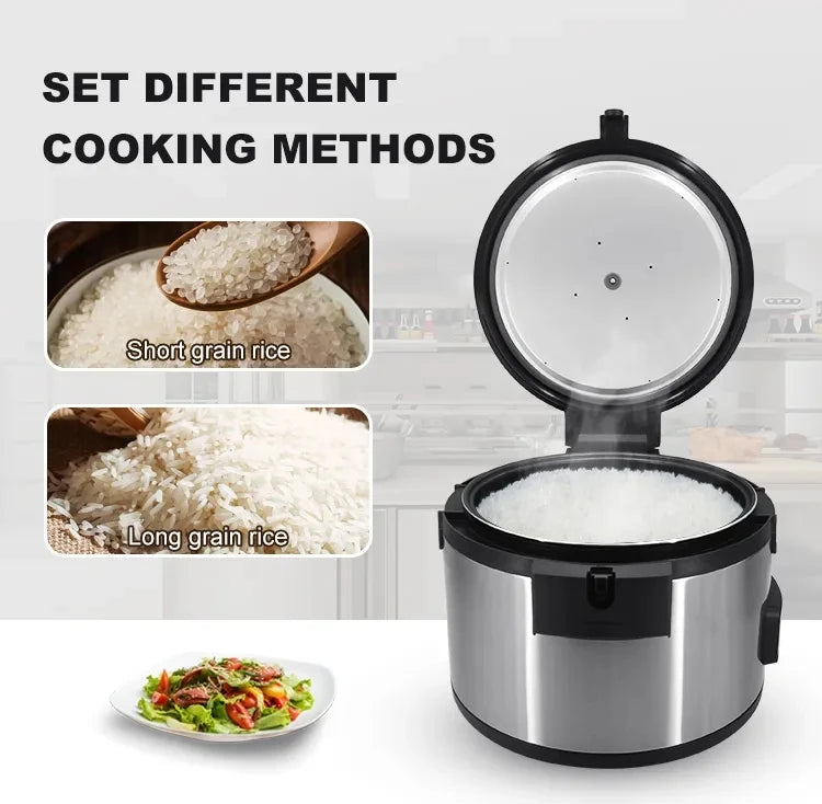 DUTRIEUX Commercial Electric Rice Cooker – 10L–25L Commercial Rice Cooker SPOT